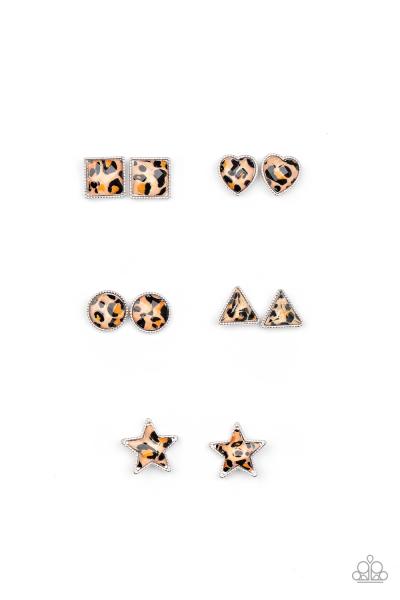 Starlet Shimmer Cheetah Print Earring Set