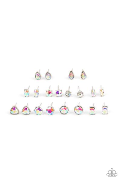 Starlet Shimmer Iridescent Rhinestone Earring Set